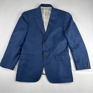 Suitsupply Mens Blue Napoli Single Breasted Blazer Zignone Wool 110’s 40R Office